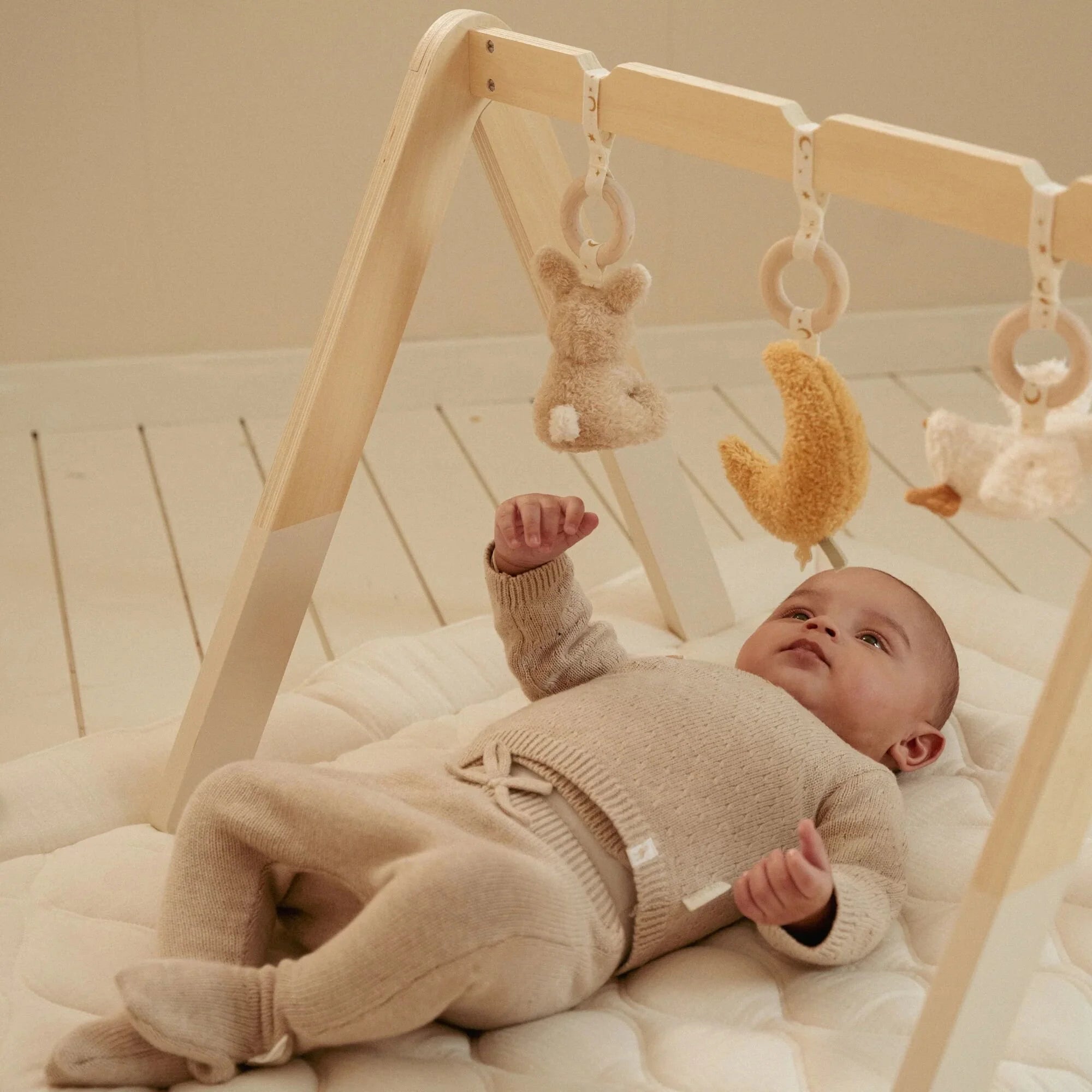Gebreide broek - Beige - Newborn Naturals