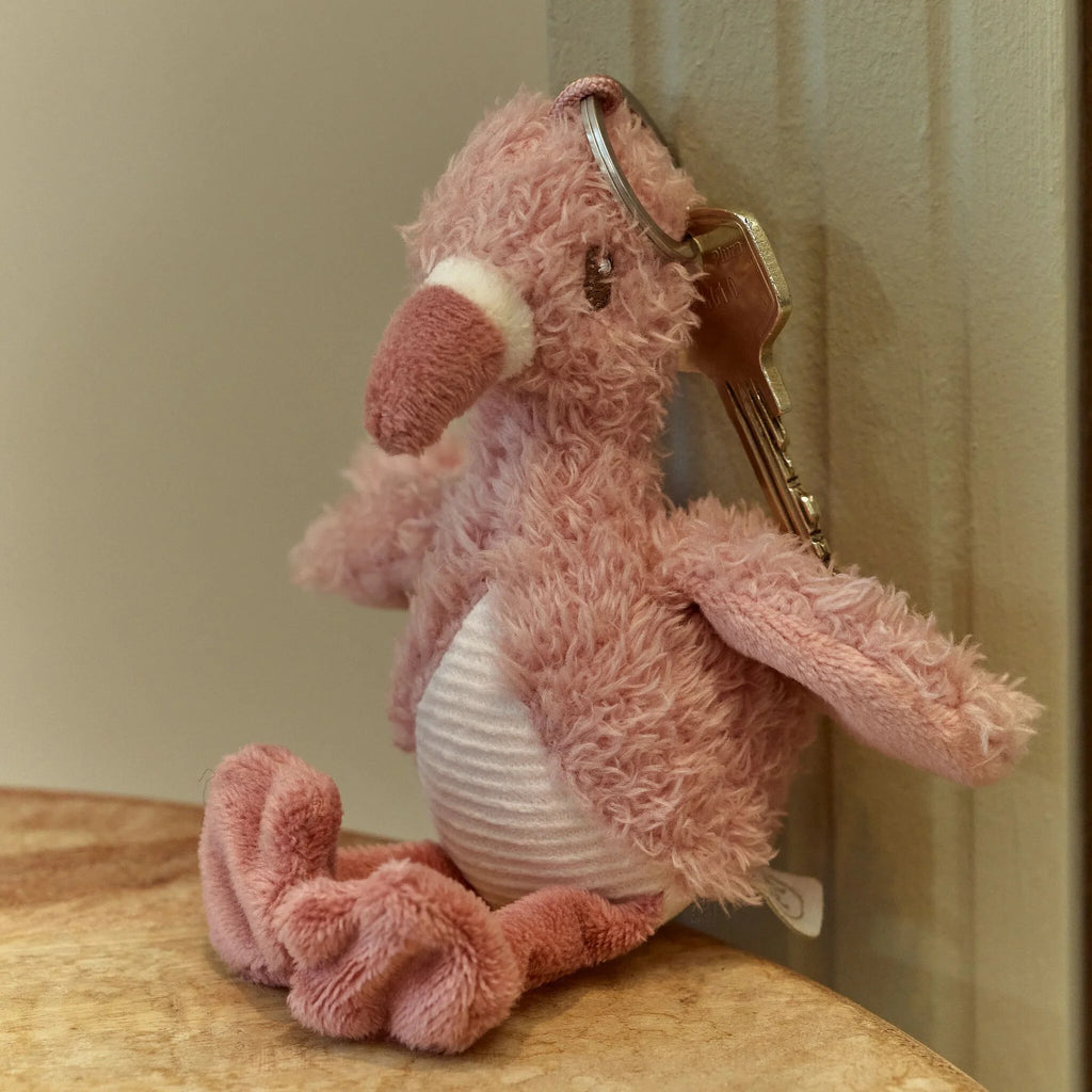 Sleutelhanger Flamingo - Roze
