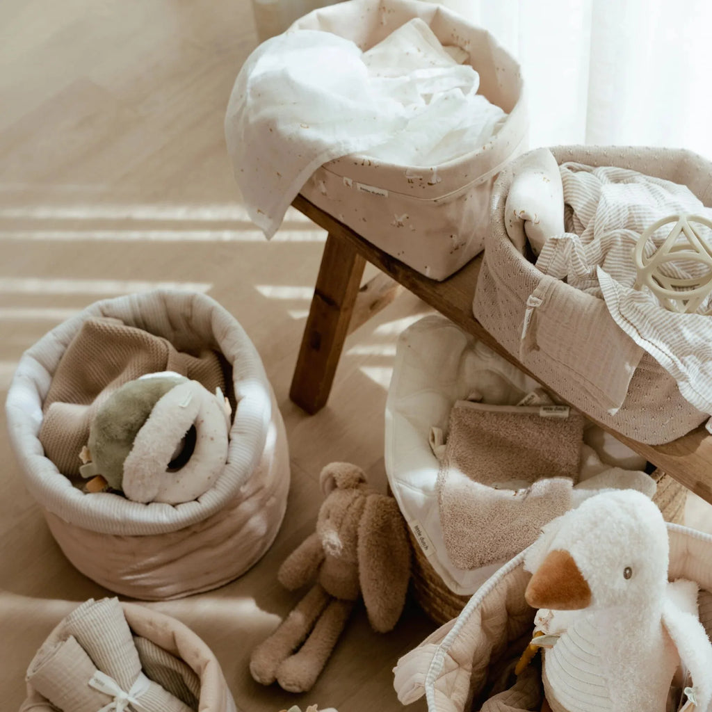 Commodemandje groot - Wit - Newborn Naturals - Little Goose