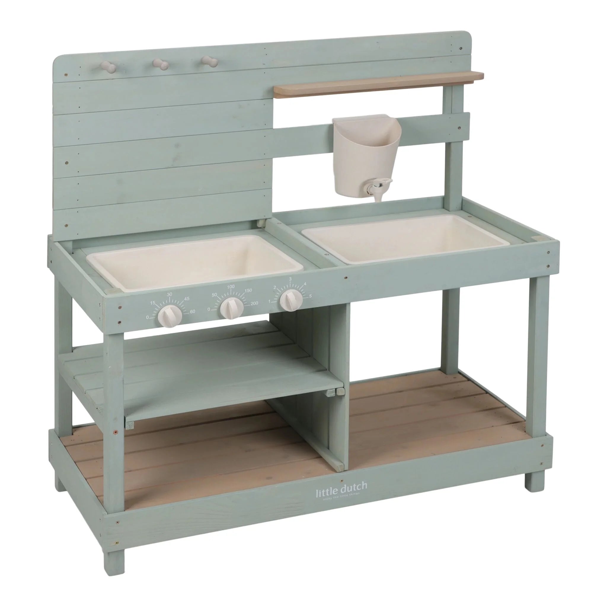 Houten buitenkeuken - Groen