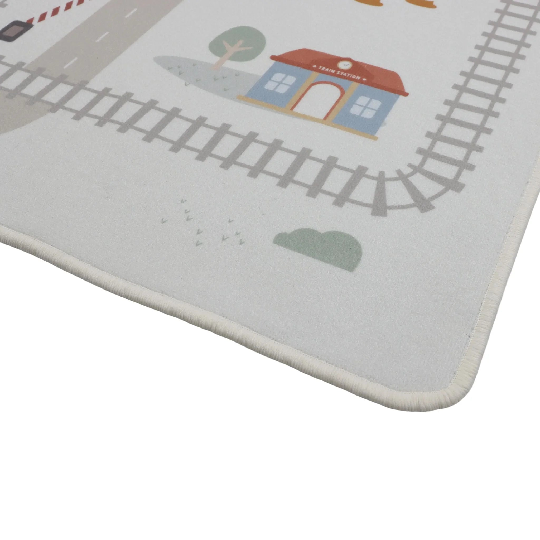 Speelkleed auto's - Beige