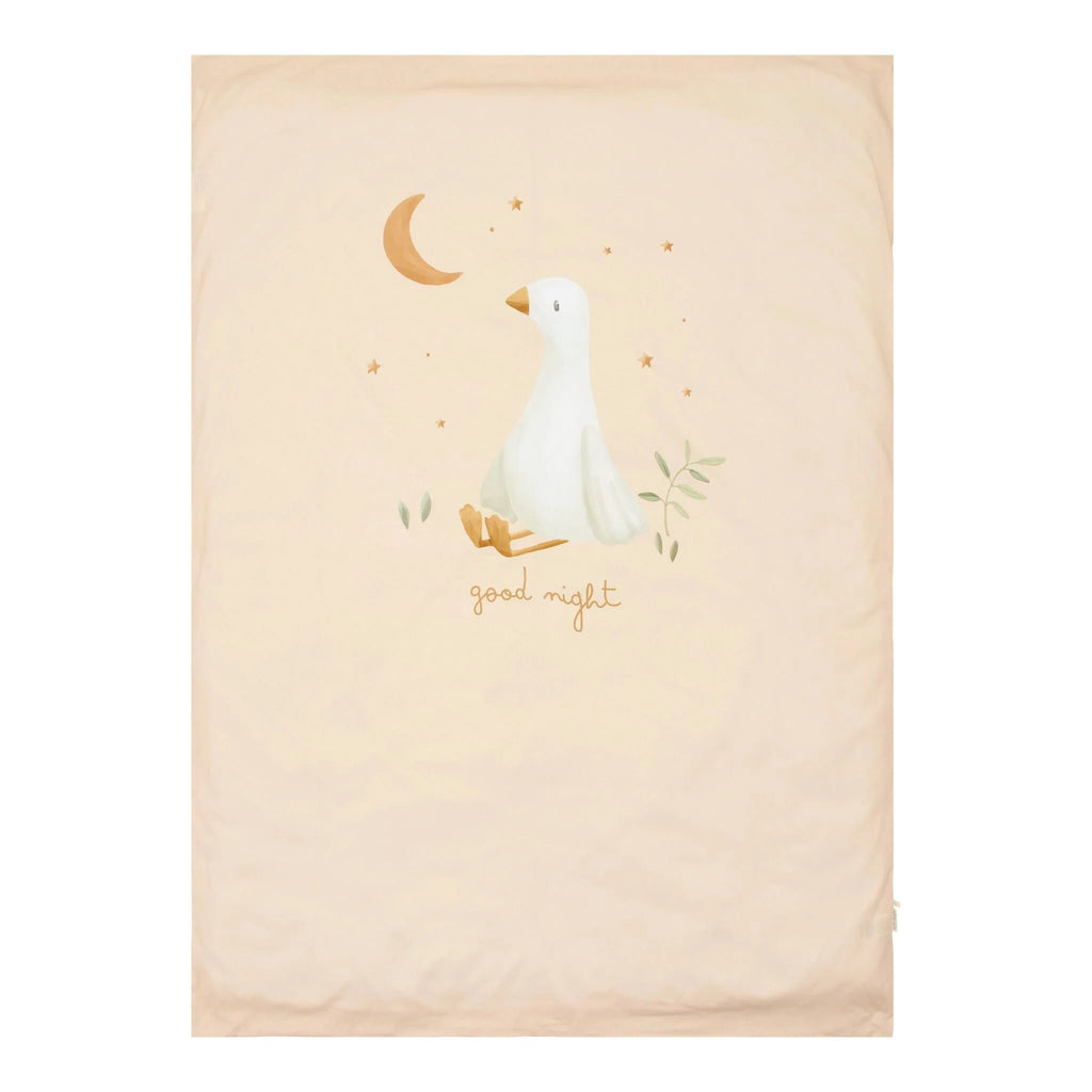 Ledikant dekbedovertrek - Beige - Newborn Naturals - Little Goose