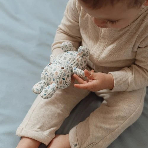 nijntje knuffel all-over print 15 cm - Blauw - Lucky Leaves