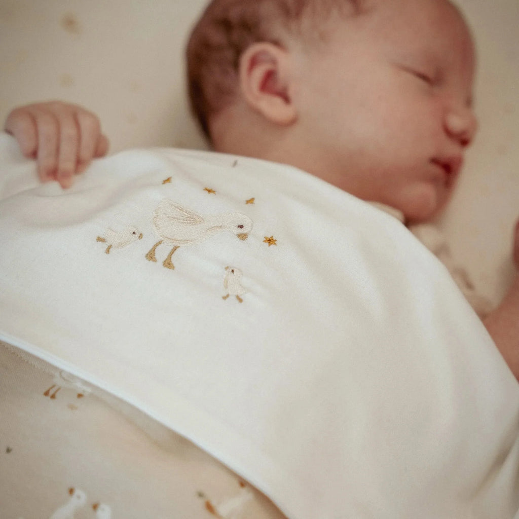 Wieglaken - Wit - Newborn Naturals - Little Goose