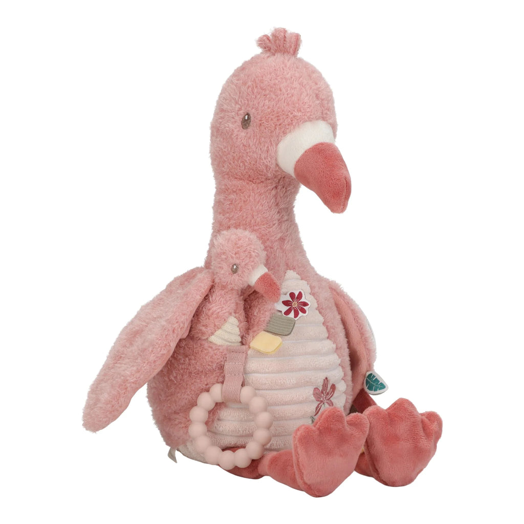 Activiteitenknuffel Flamingo - Roze