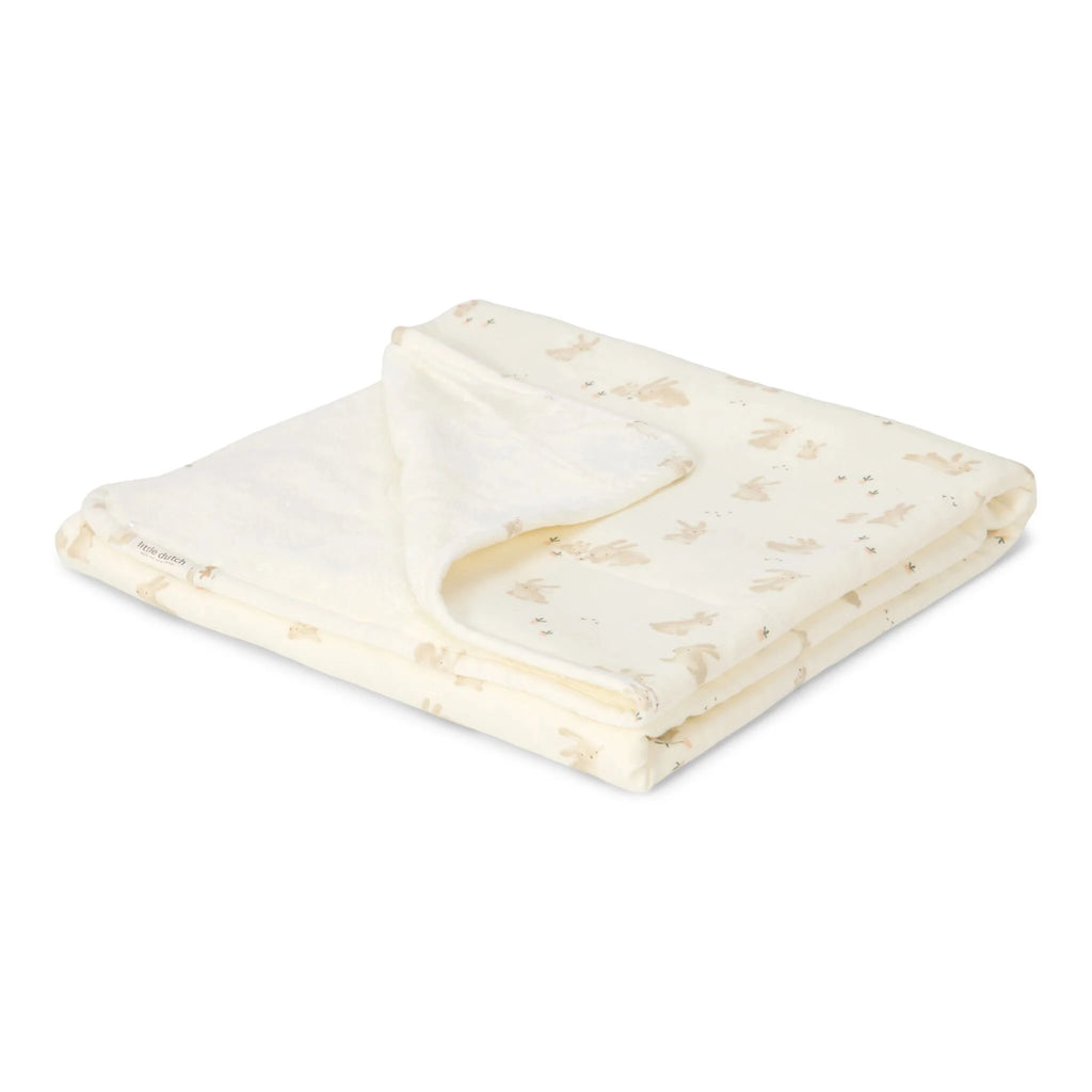 Ledikant deken - Wit - Newborn Naturals - Baby Bunny