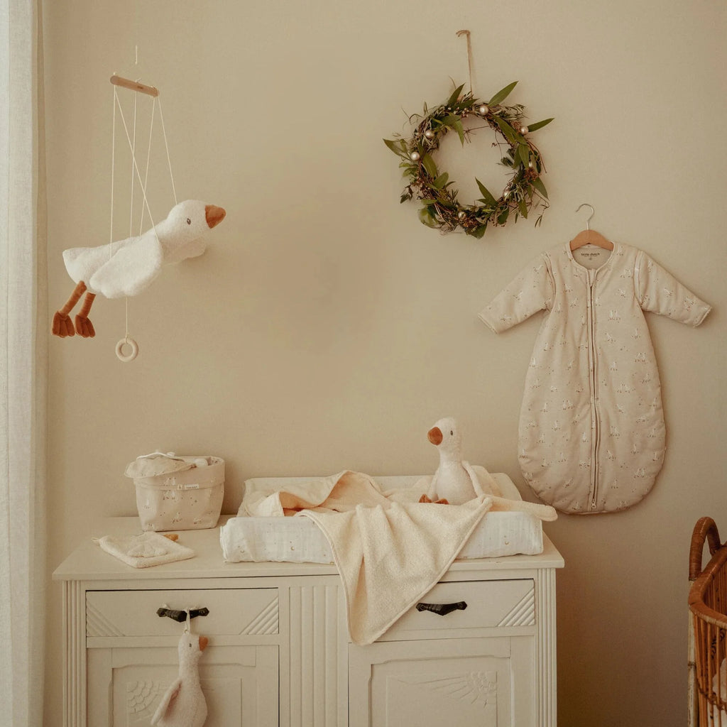 Commodemandje klein - Wit - Newborn Naturals - Little Goose