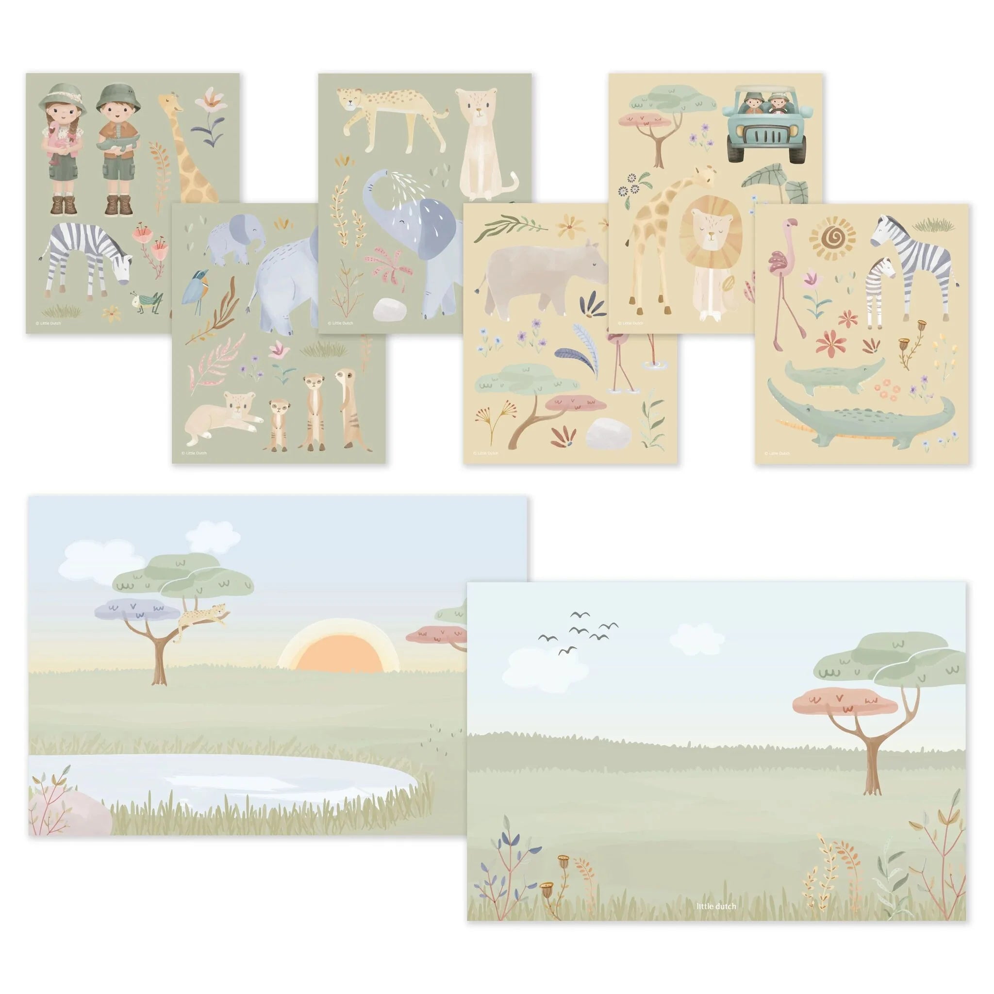 Stickerset - Jim en Rosa