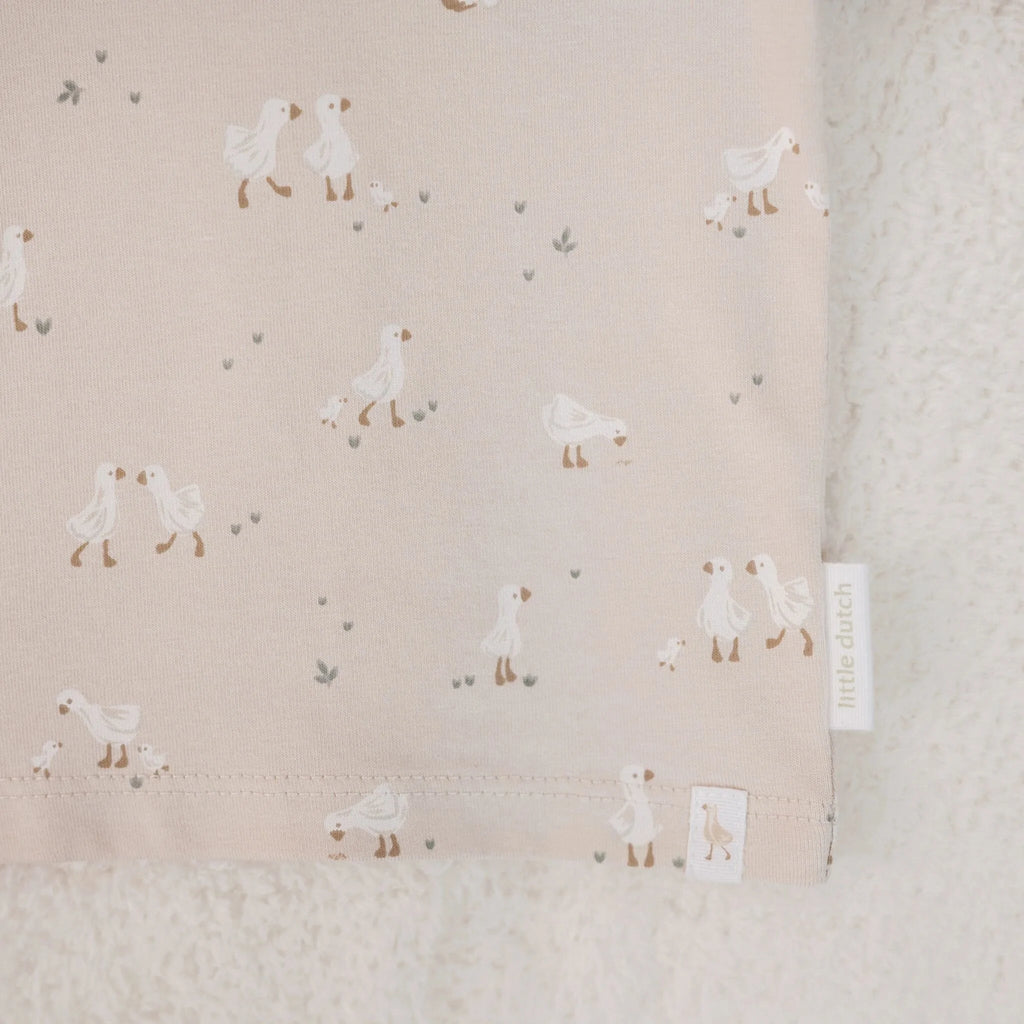 Shirt lange mouw - Beige - Newborn Naturals - Little Goose
