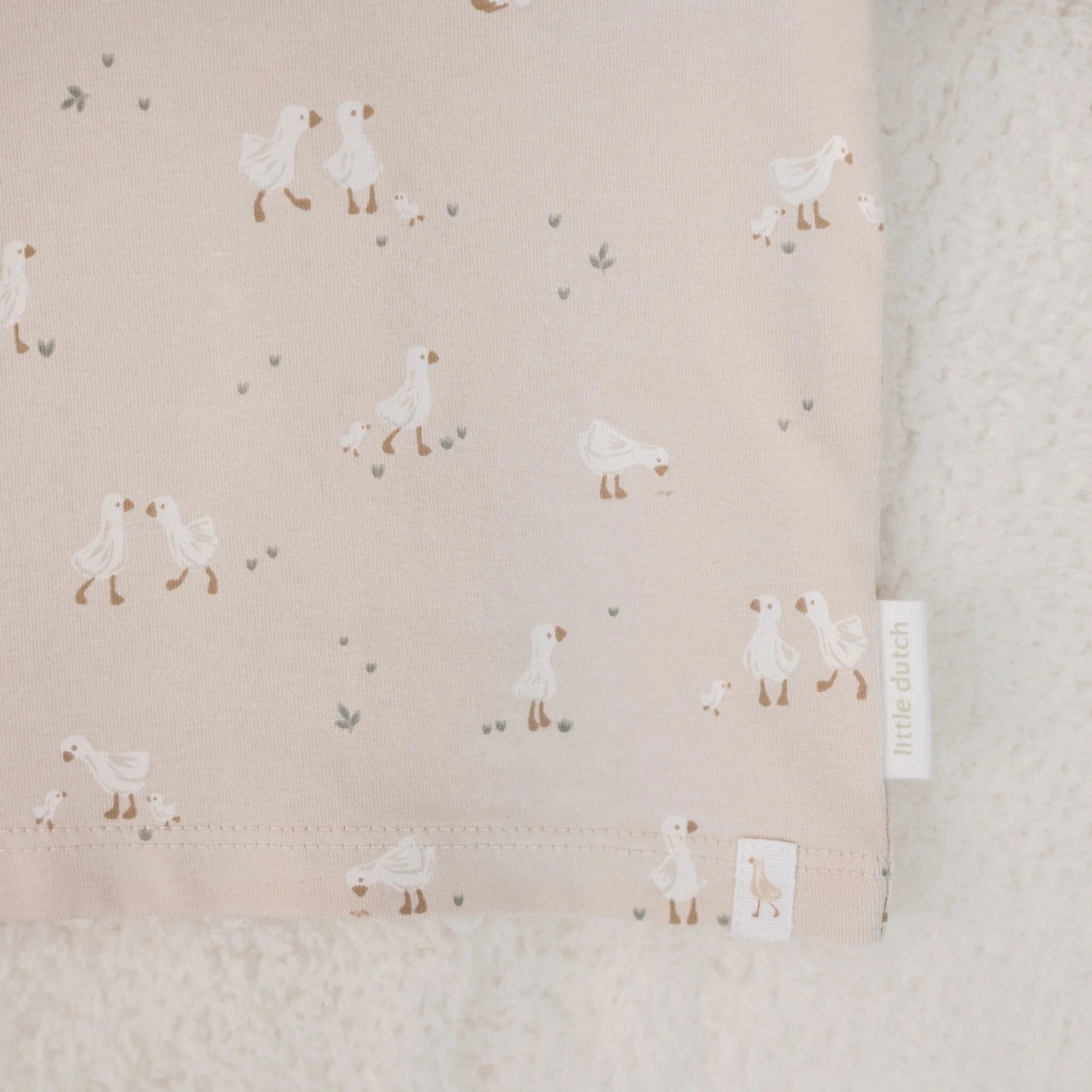 Shirt lange mouw - Beige - Newborn Naturals - Little Goose