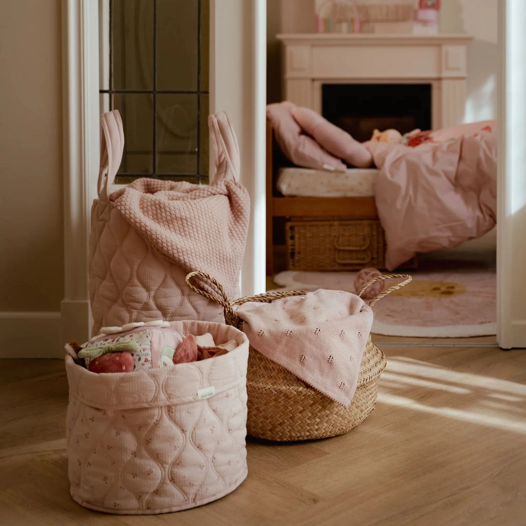 Opbergmand groot - Roze - Essentials