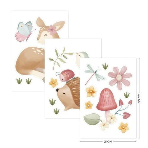 Muurstickers - Meerkleurig - Fairy Garden