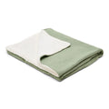 Gebreid wiegdeken - Fleece – Groen – Essentials