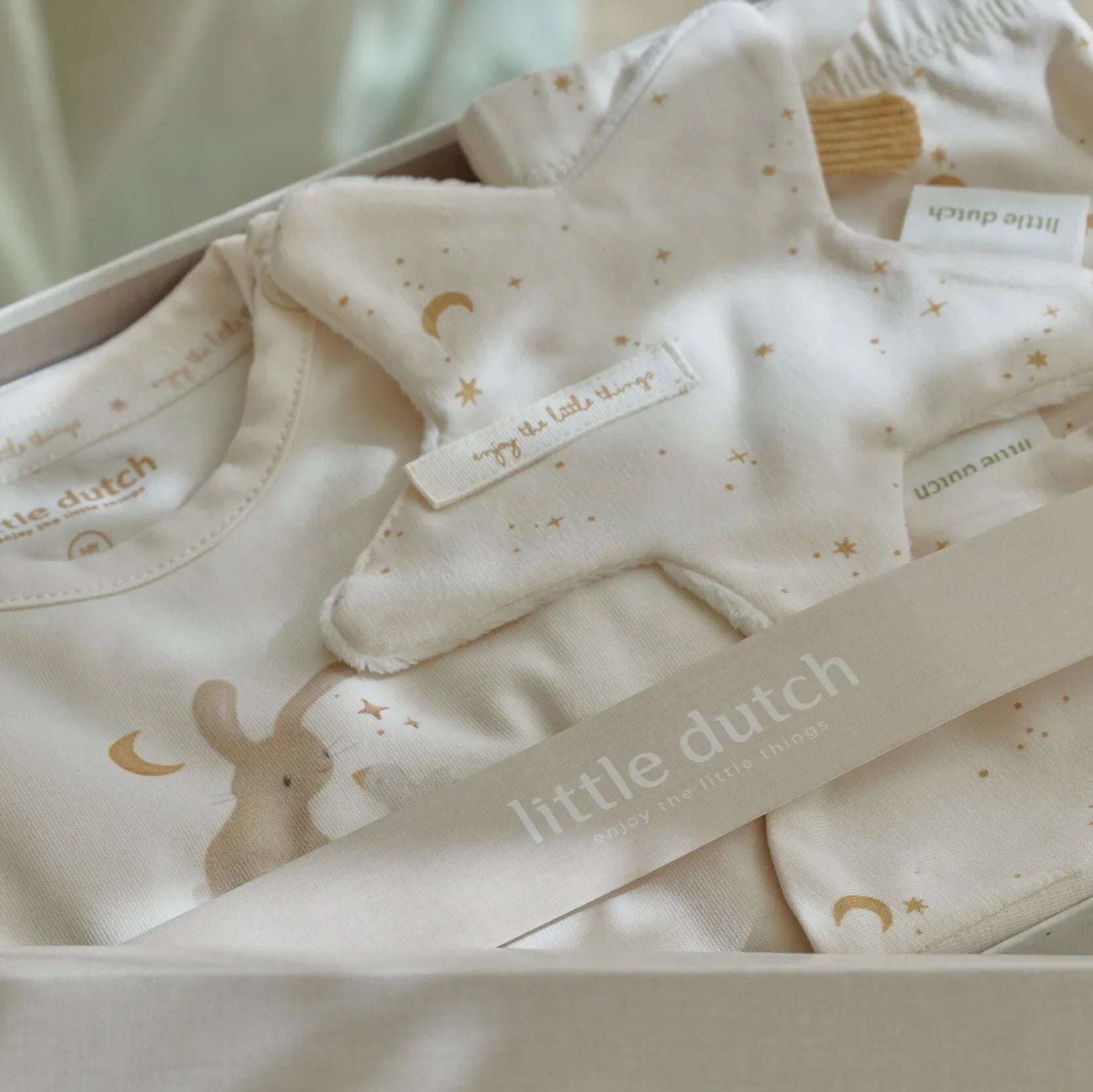 Kraamcadeau kleding set - Beige