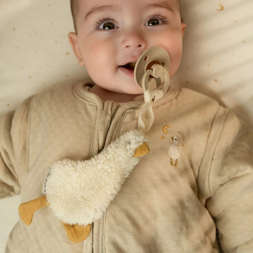 Speendoekje - Wit - Newborn Naturals - Little Goose