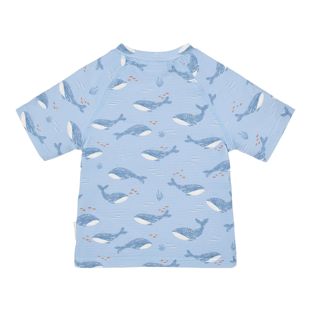 Zwemshirt korte mouw - Blauw - Ocean Splash