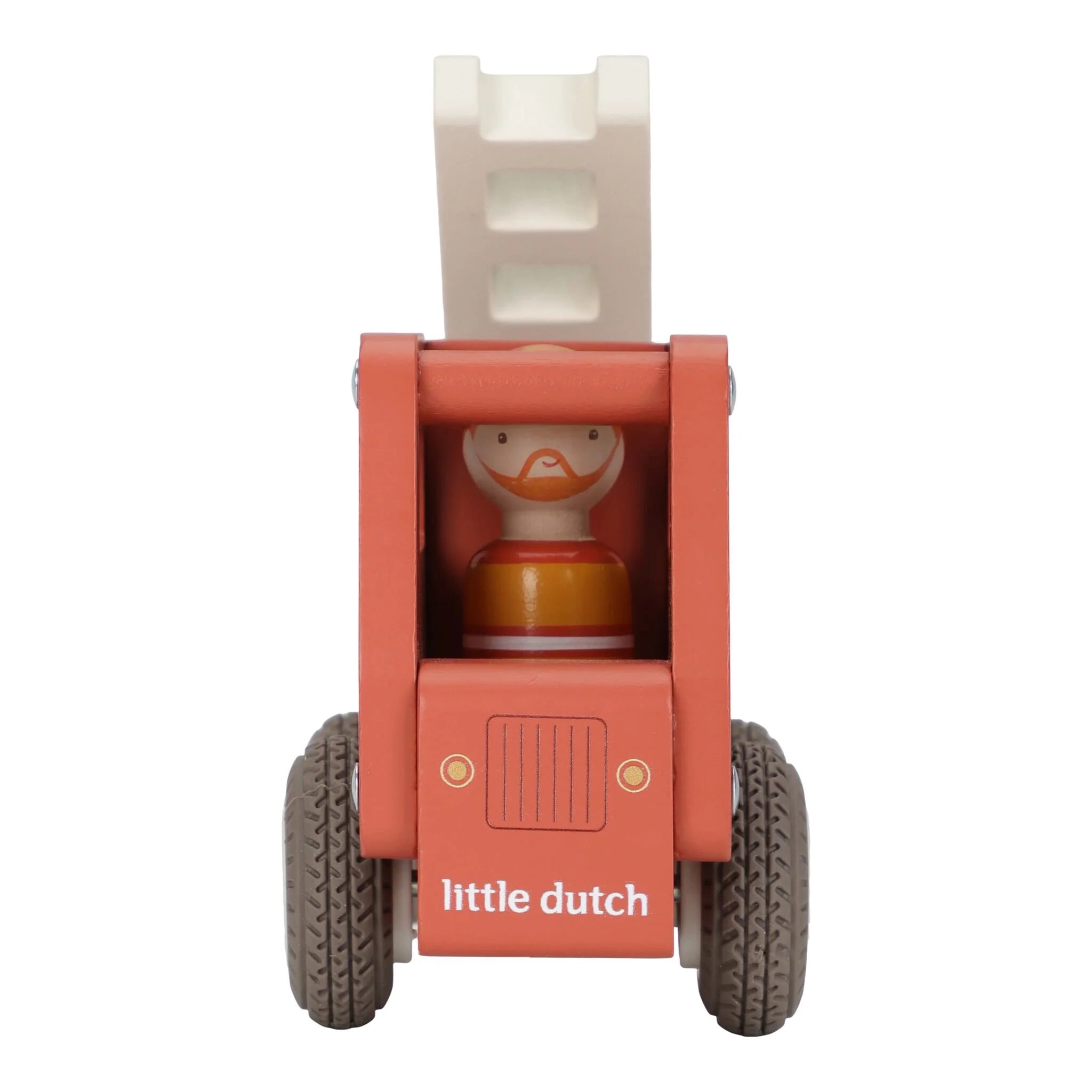 Houten brandweerwagen – Rood – Essentials