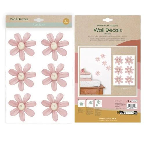 Muurstickers - Roze - Fairy Garden