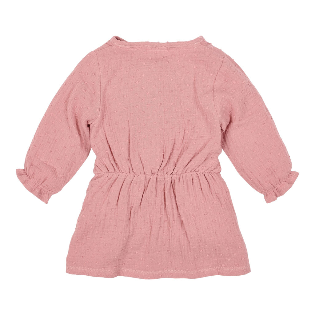 Jurk - Lange Mouw - Roze