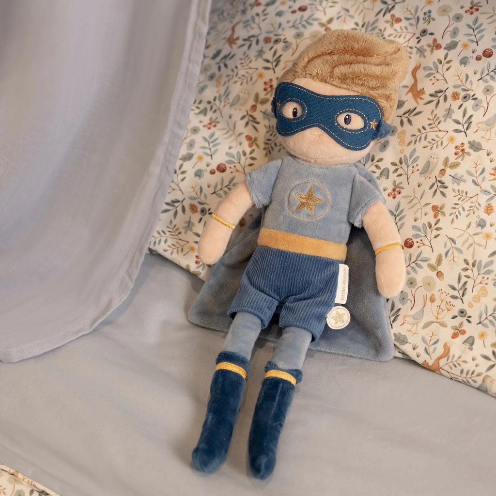 Knuffelpop Superheld Jim - 35 cm