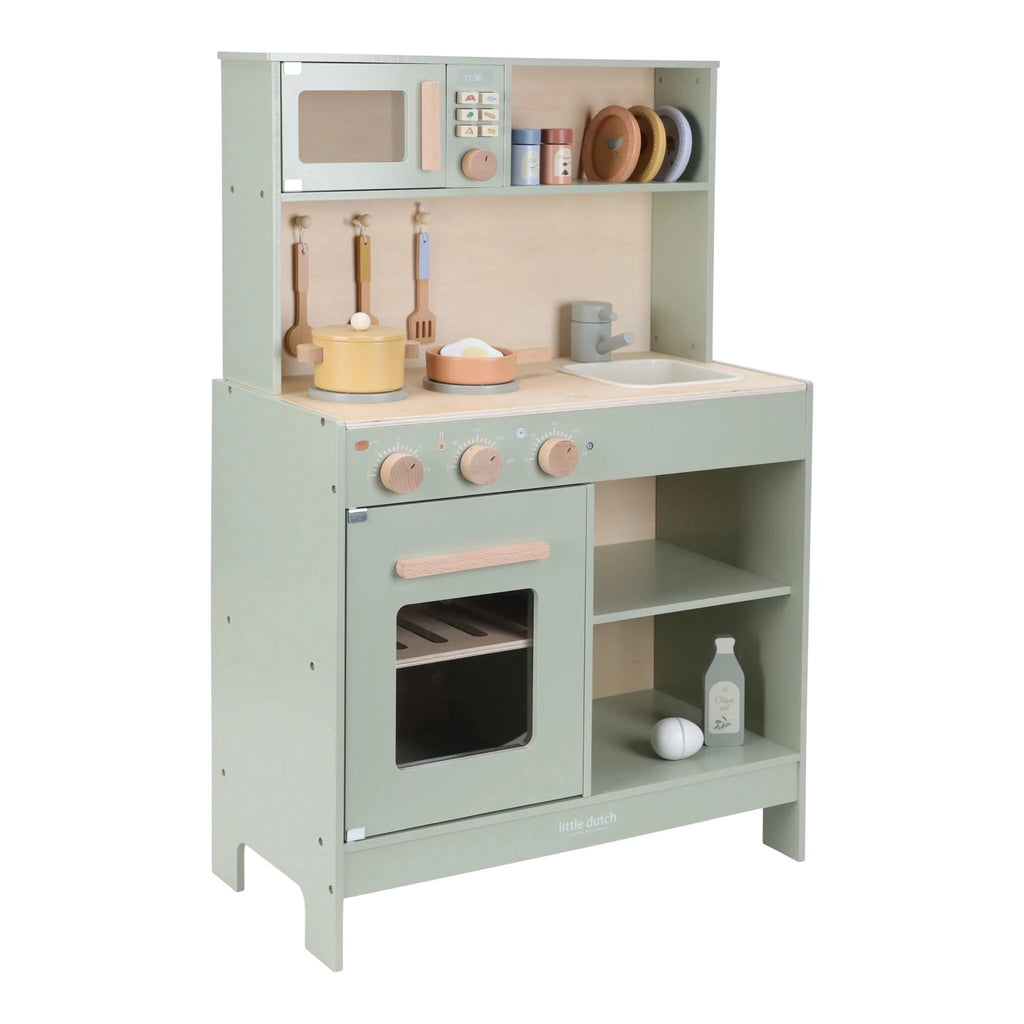 Houten speelkeuken - Groen