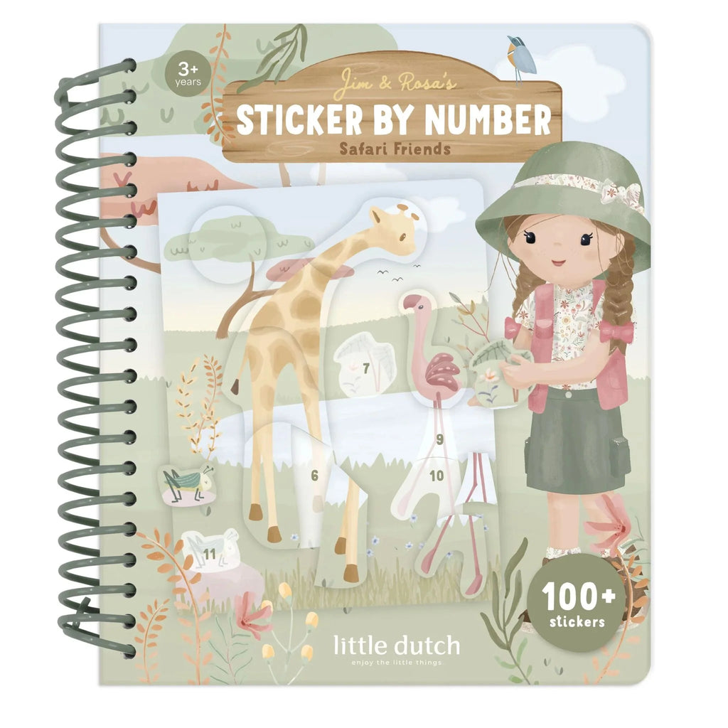 Stickerboek op nummer - Rosa