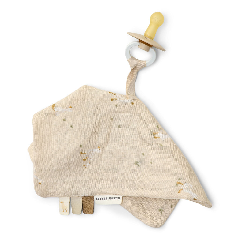 Speendoekje - Beige - Newborn Naturals - Little Goose