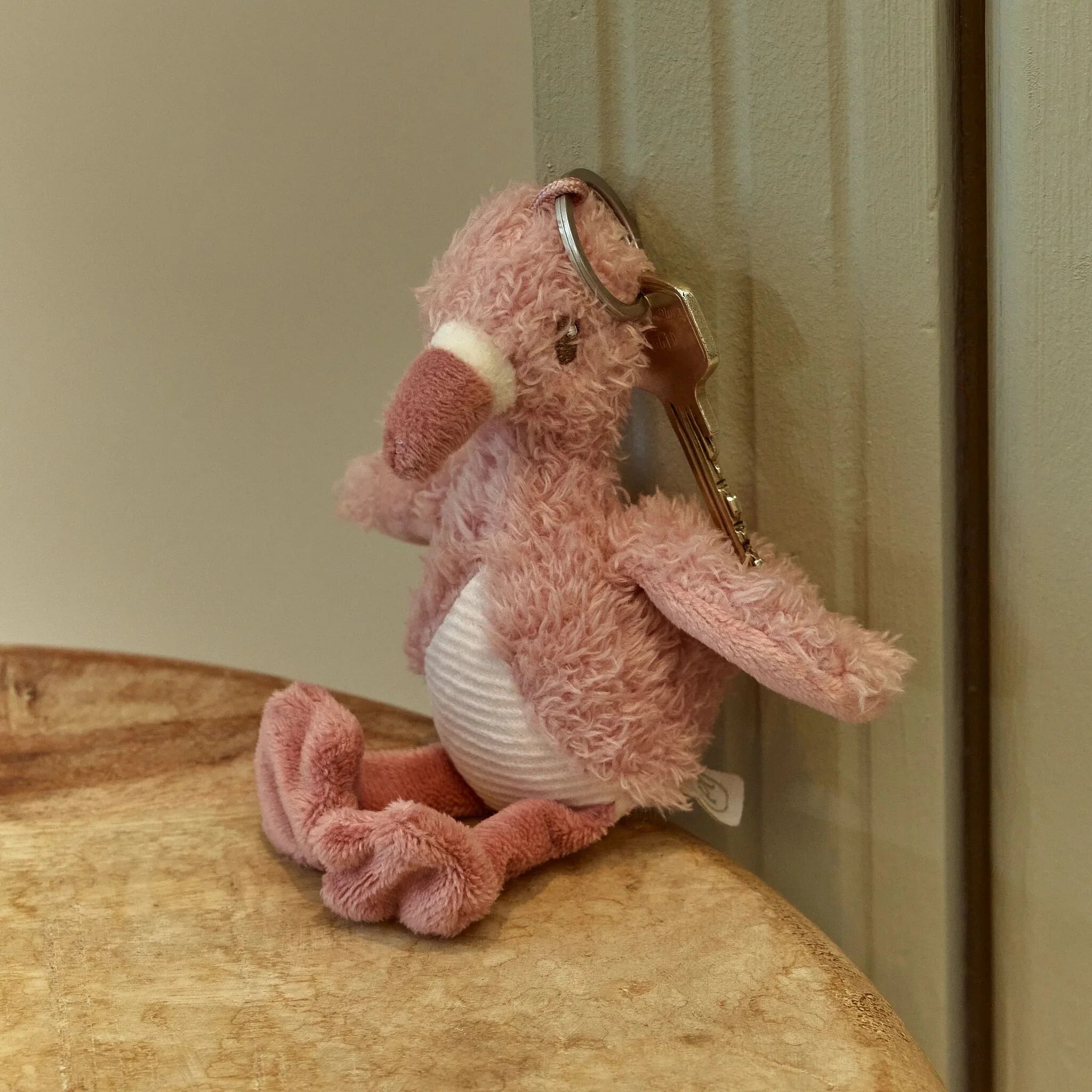 Sleutelhanger Flamingo - Roze