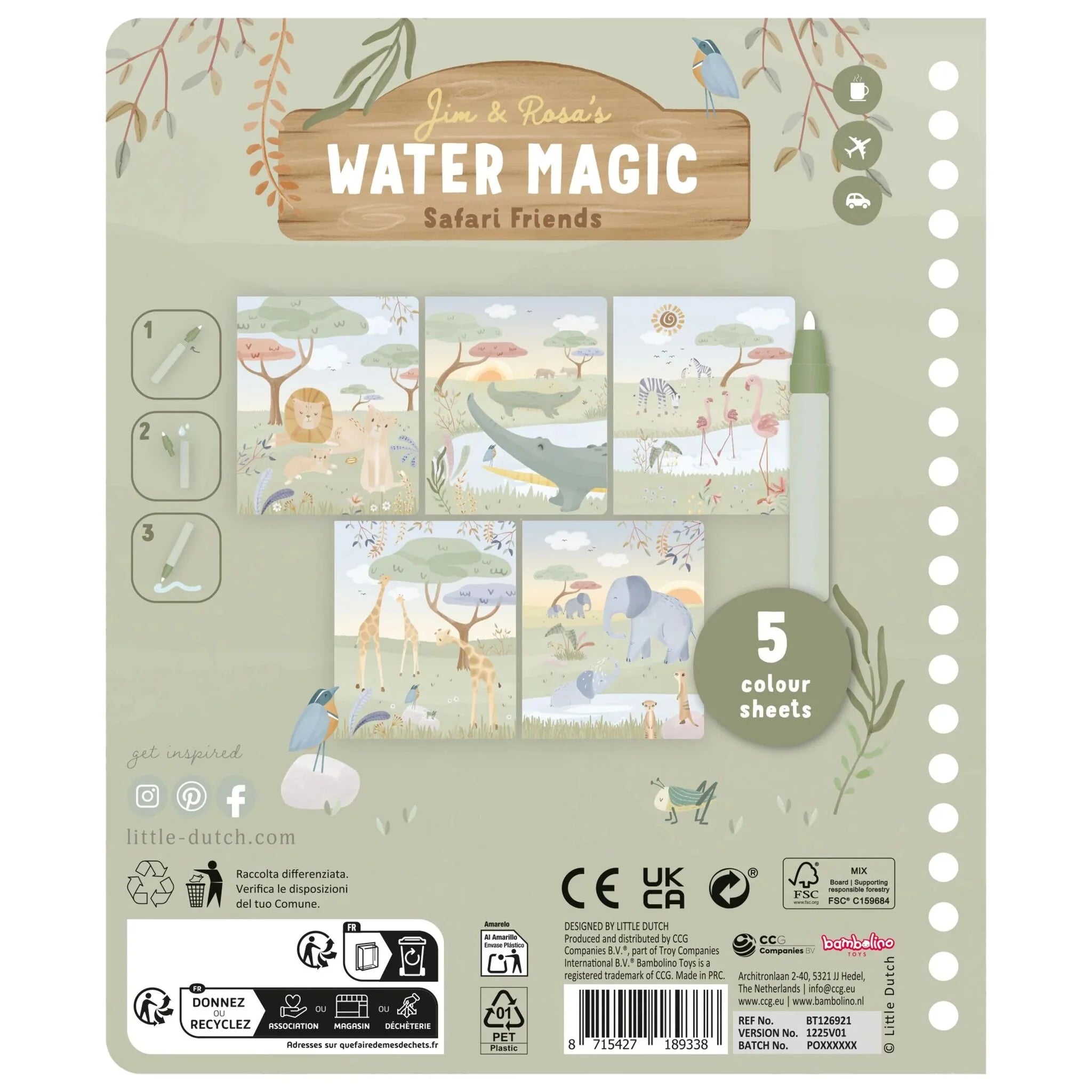 Waterkleurboek - Jim