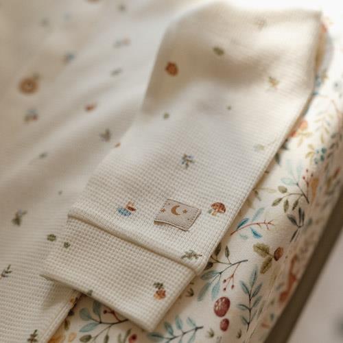 Eendelige pyjama - Wit - Forest Friends - Forest Treasures