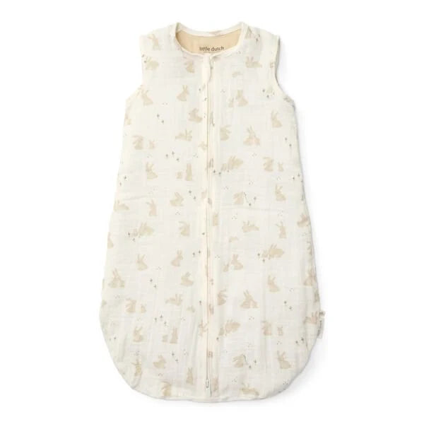 Slaapzak zomer – Wit – Maat 90 cm – Newborn Naturals – Baby Bunny