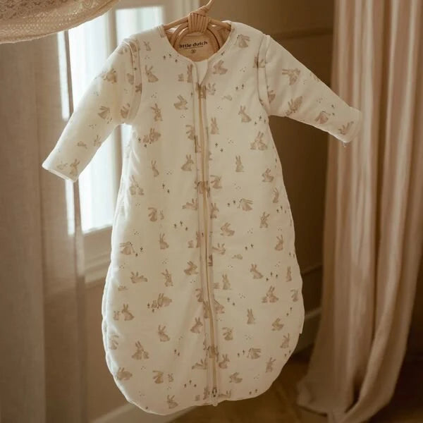 Slaapzak winter – Wit – Maat 70 cm – Newborn Naturals – Baby Bunny
