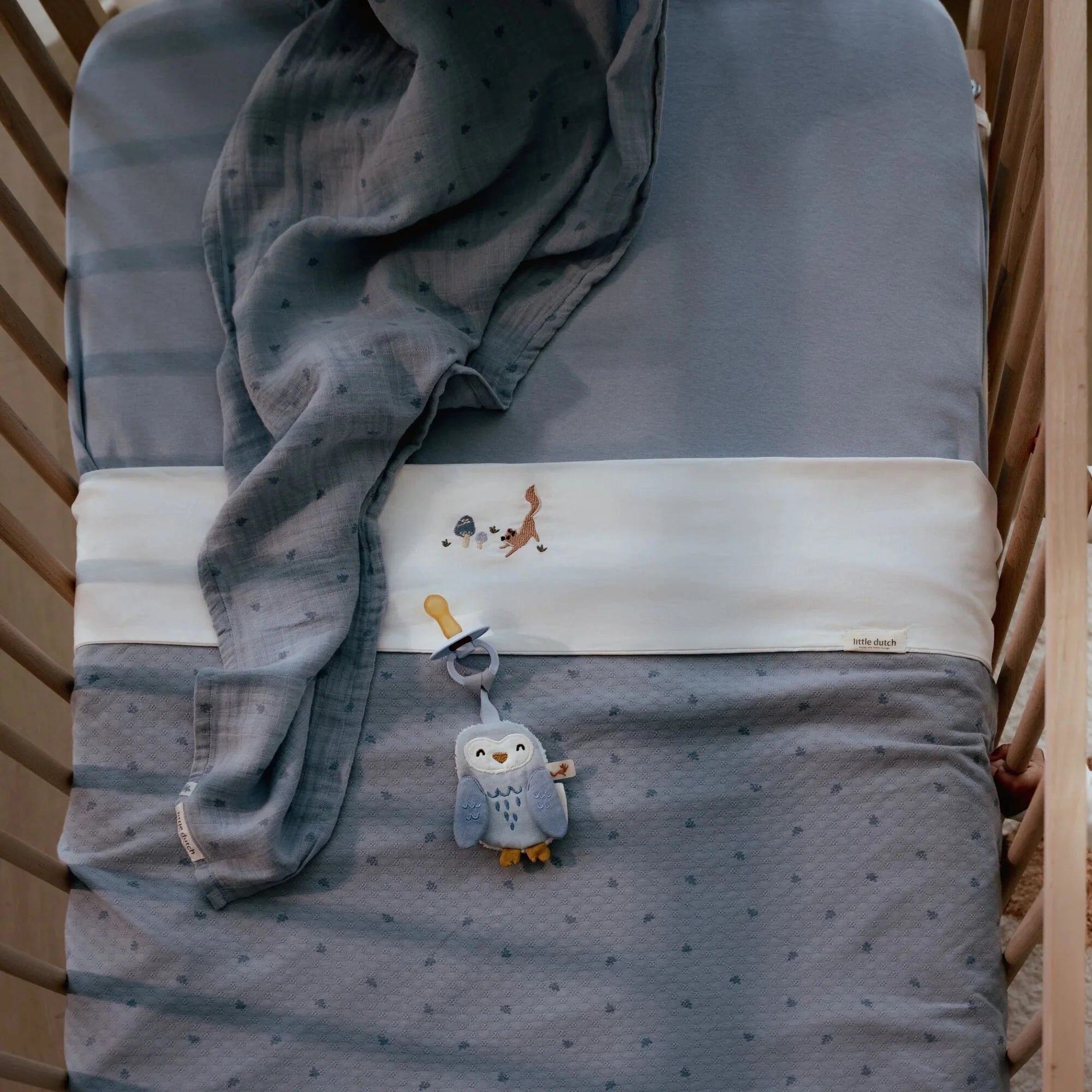 Swaddle - Blauw - 120 cm - Essentials