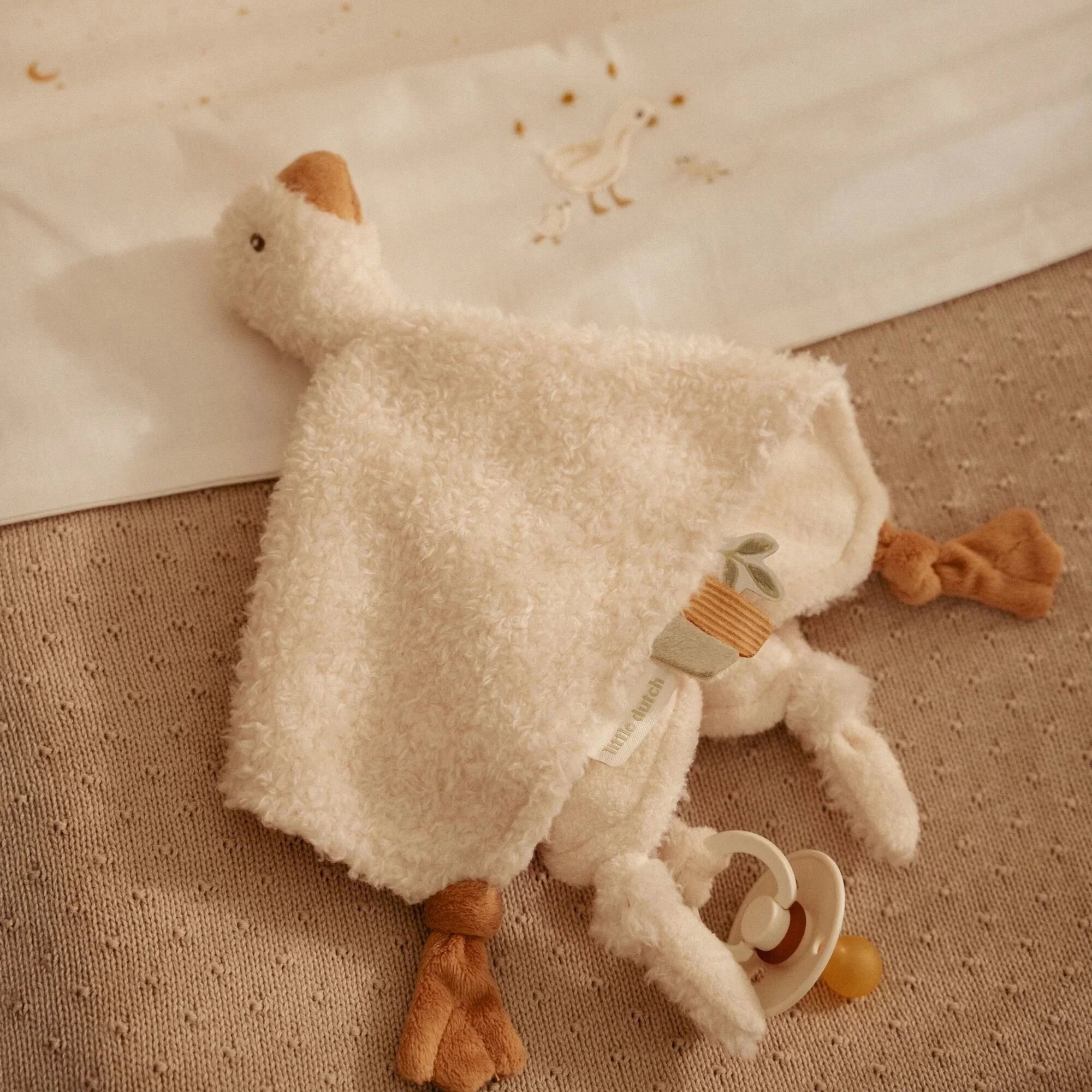 Knuffeldoekje - Wit - Little Goose