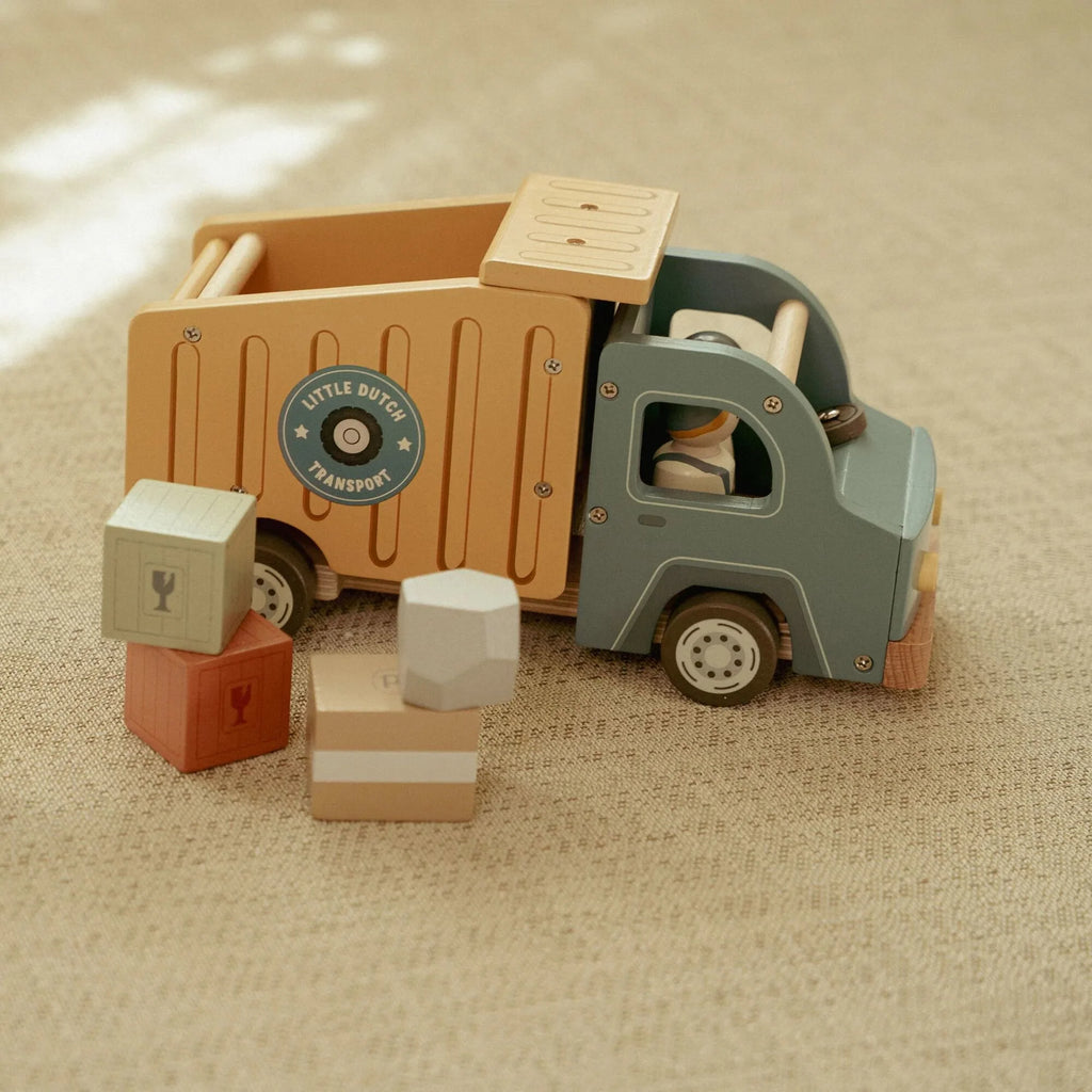 Houten kiepwagen – Meerkleurig – Essentials