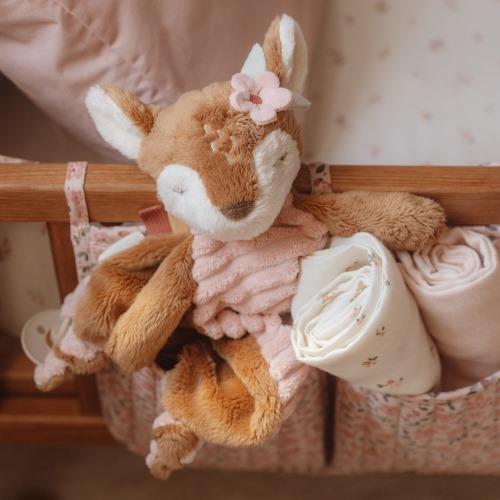 Knuffeldoekje knuffel Hert - Roze - Fairy Garden
