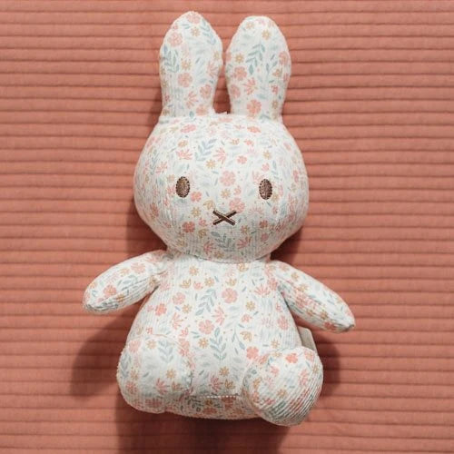nijntje knuffel all-over print 20 cm - Roze - Lucky Blossom