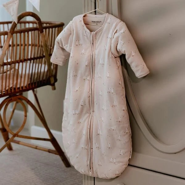 Slaapzak winter – Beige – Maat 70 cm – Newborn Naturals – Little Goose