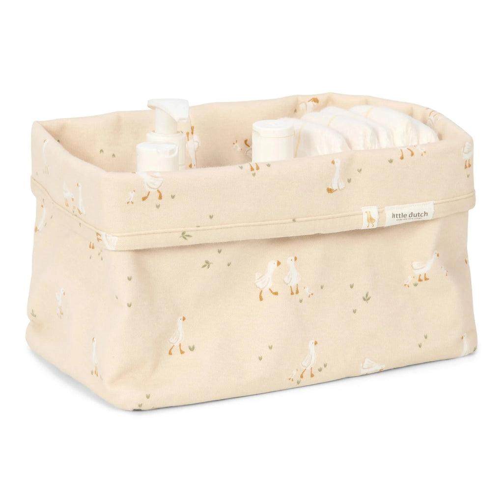 Commodemandje groot - Wit - Newborn Naturals - Little Goose