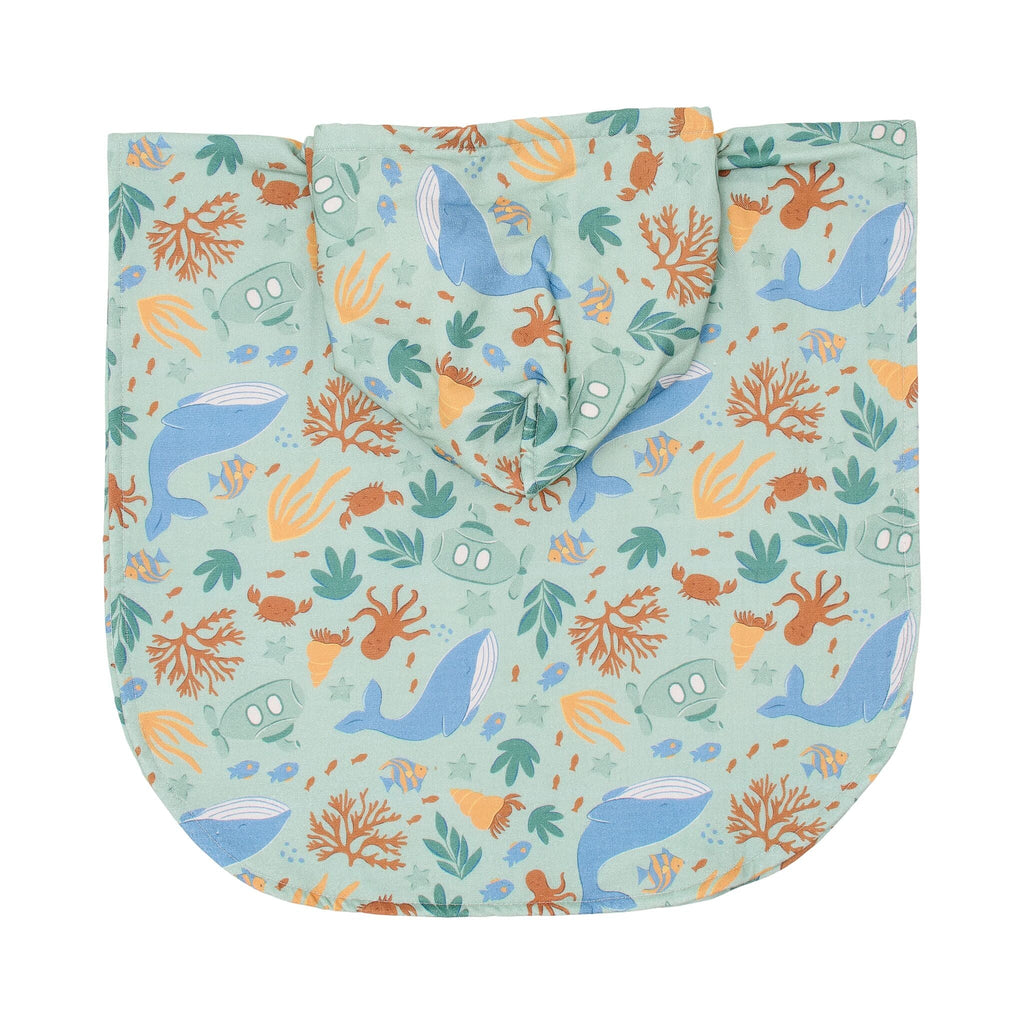 Badponcho - Groen - Ocean Friends