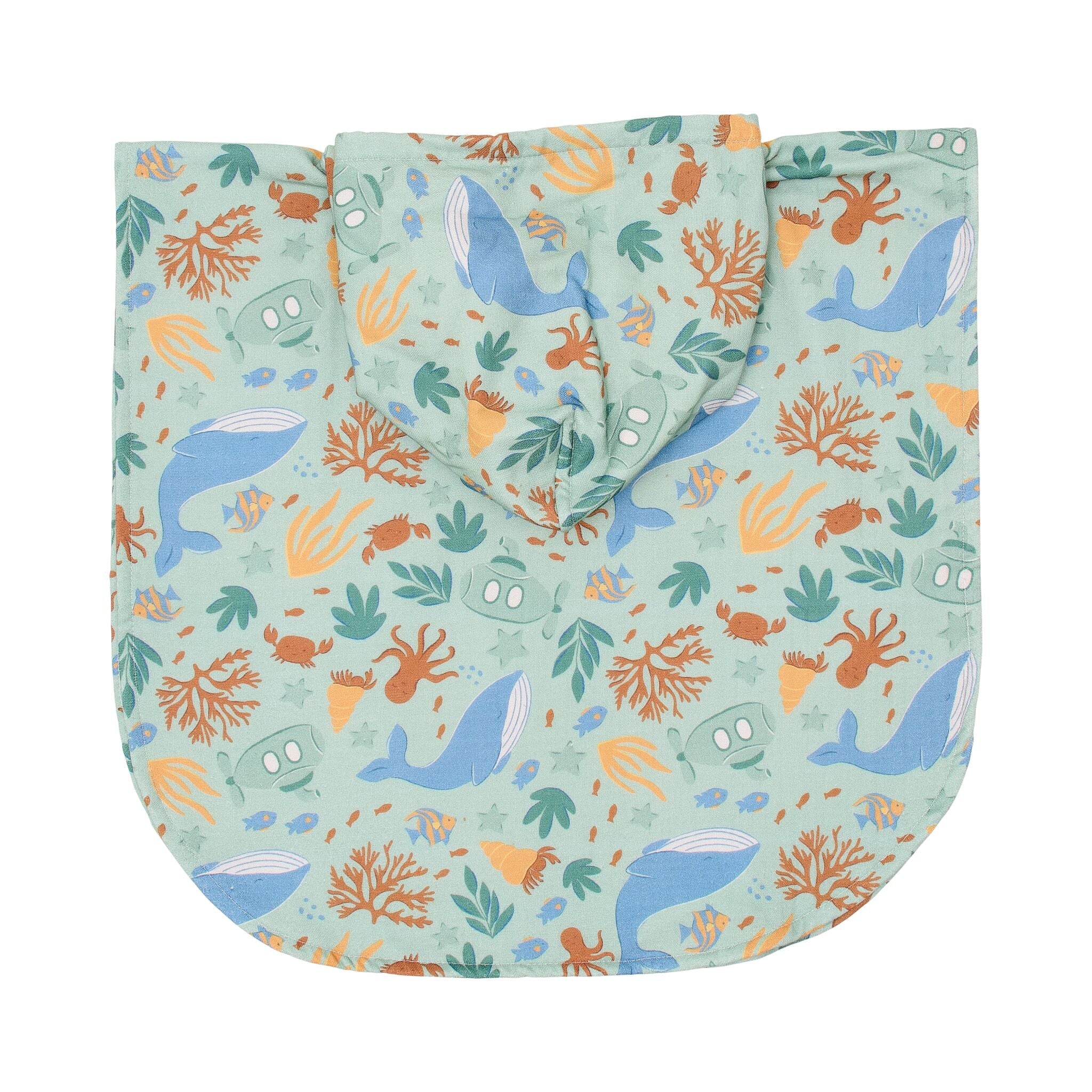 Badponcho - Groen - Ocean Friends