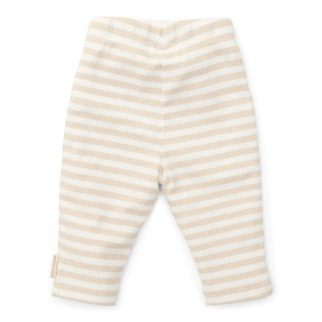 Broek - Zand - Newborn Naturals - Gestreept