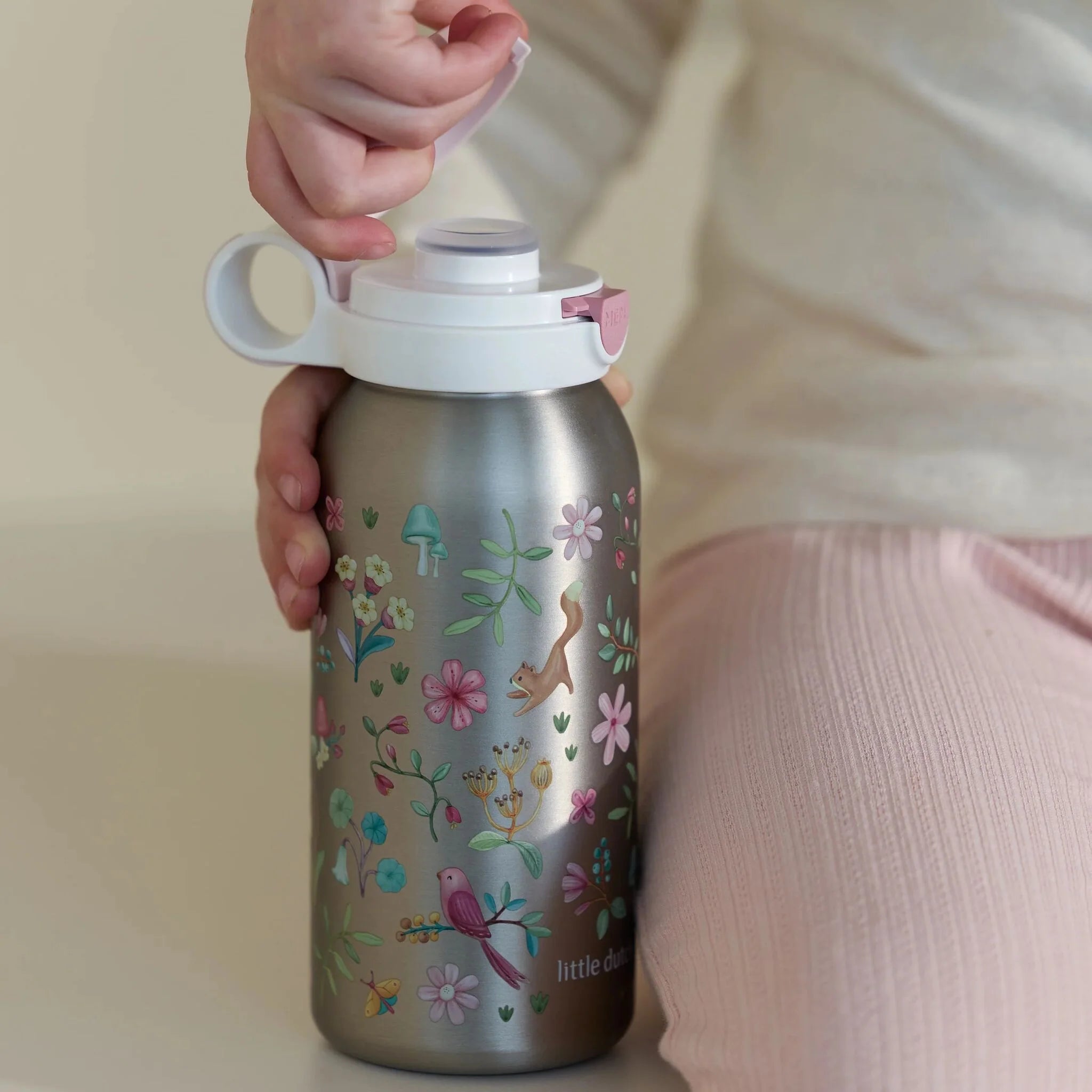 Mepal RVS thermosfles pop-up 500 ml - Roze