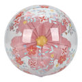 Strandbal 3D Figuur Pink Flowers