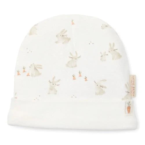 Babymutsje - Wit - Newborn Naturals - Baby Bunny