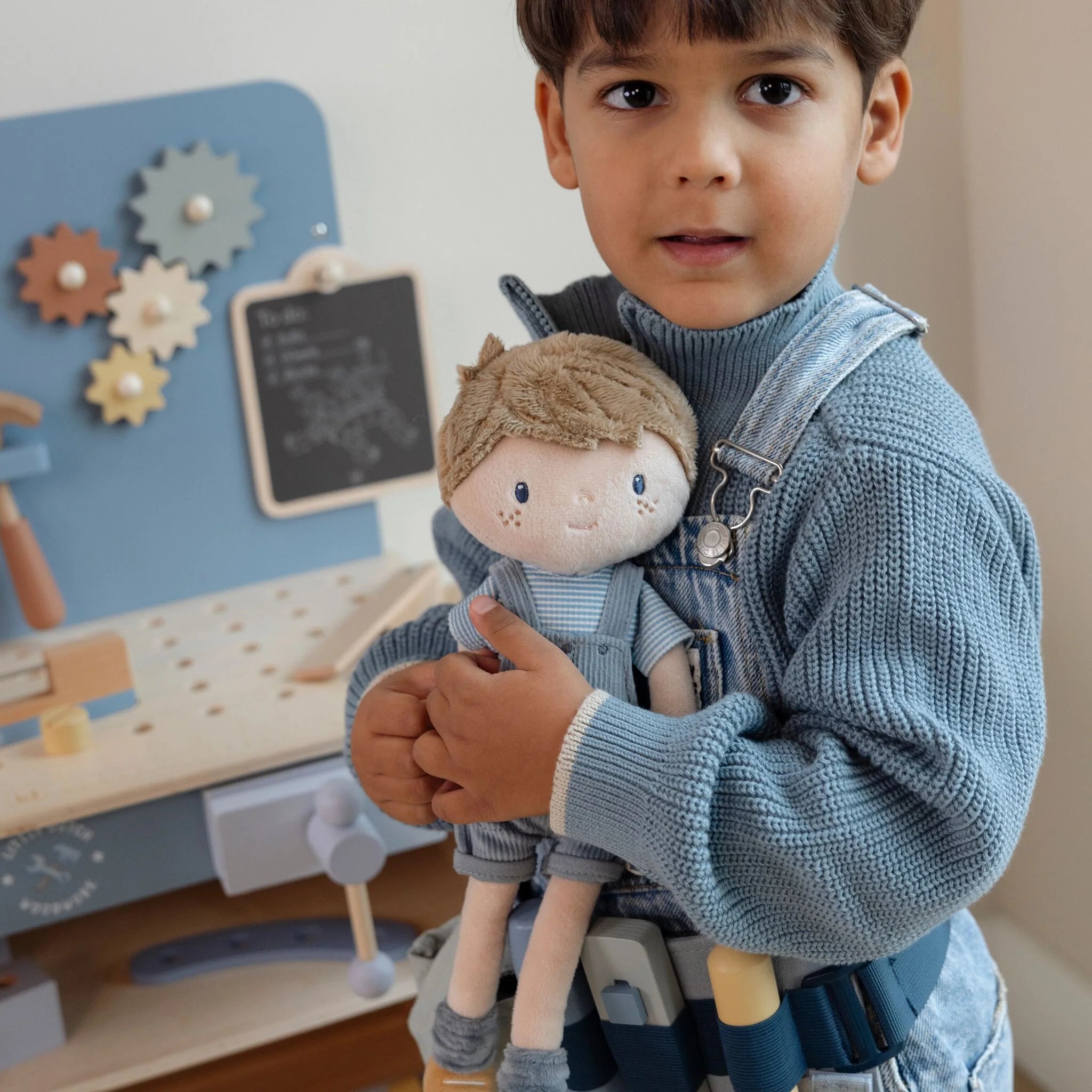 Knuffelpop Jim  - 35 cm