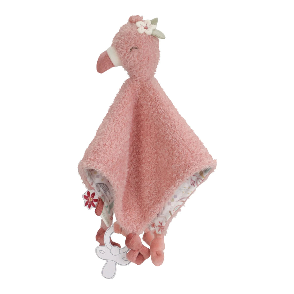 Knuffeldoekje Flamingo - Roze