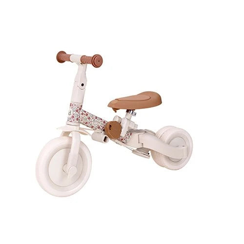 4 in 1 Driewieler Off White