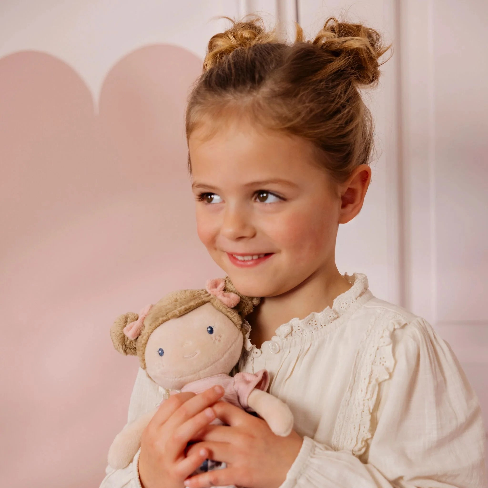 Knuffelpop Rosa - 35 cm