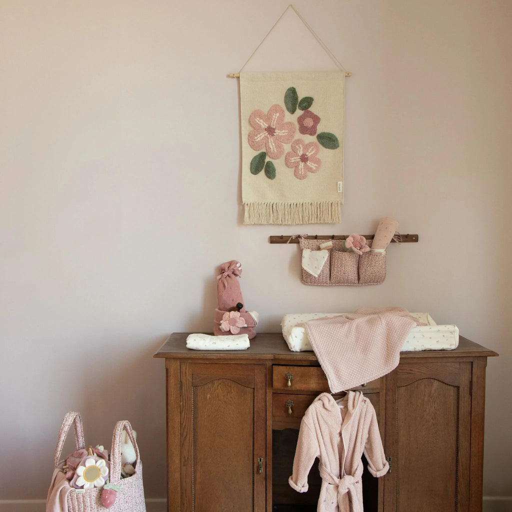 Wandkleed bloem - Wit - Fairy Garden